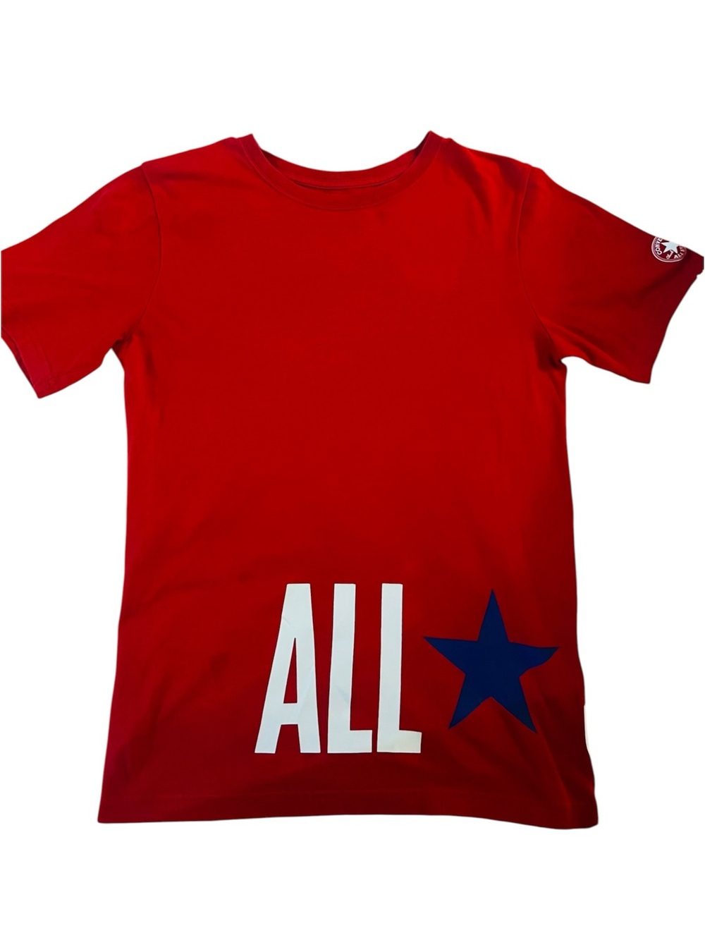 Converse All Star Red Graphic T-Shirt – Youth XL (13–15 Years old)